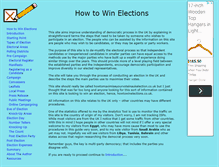 Tablet Screenshot of howtowinelections.co.uk